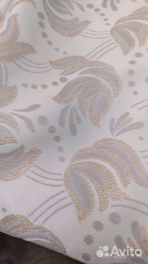 Шторы парчовые с люрексом