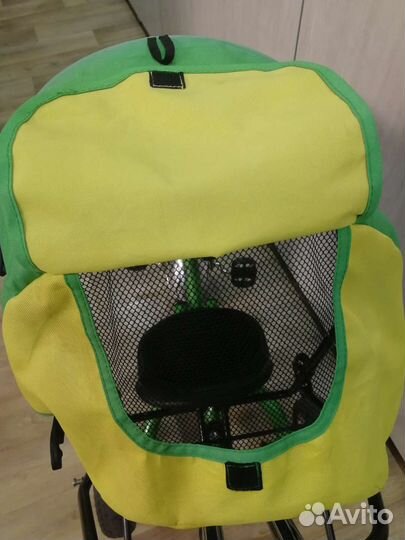 Детский велосипед с ручкой (музыкальный)