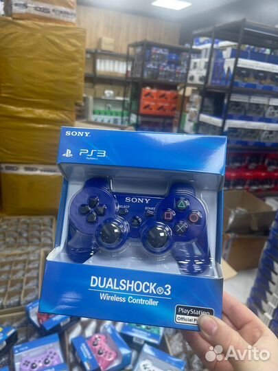 Геймпад для ps3 sony dualshock 3 оптом синий