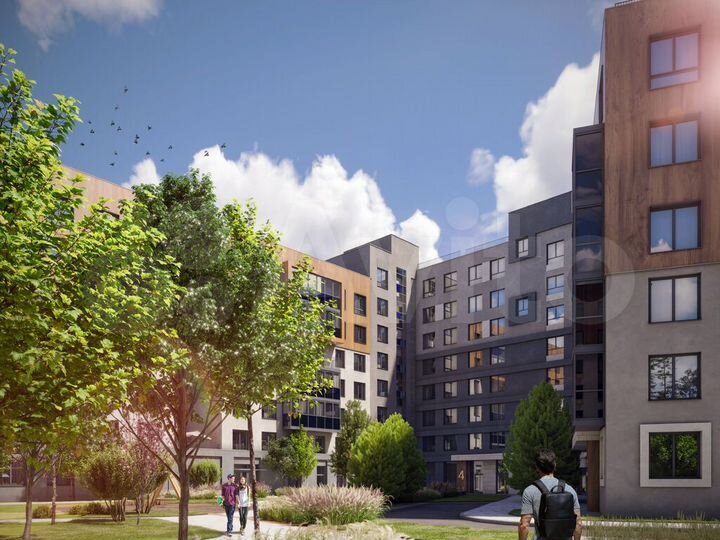 1-к. квартира, 44 м², 2/8 эт.