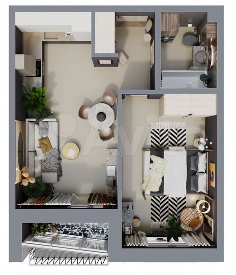 1-к. квартира, 41,8 м², 10/18 эт.