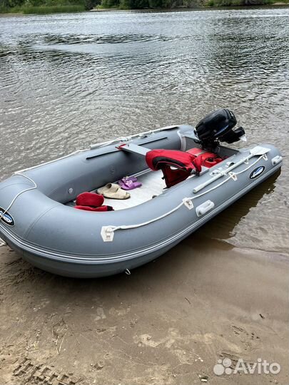 Лодка 370+мотор 9.9
