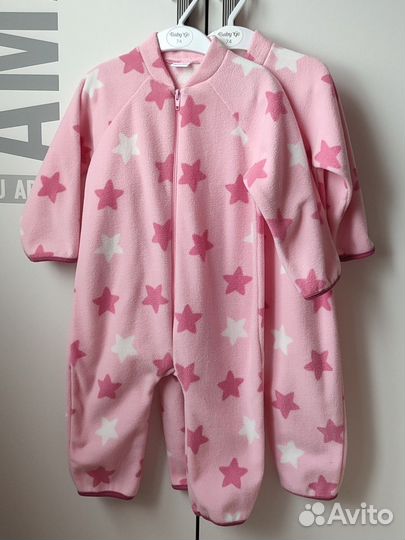 Комбинезон флисовый для девочки 86 92