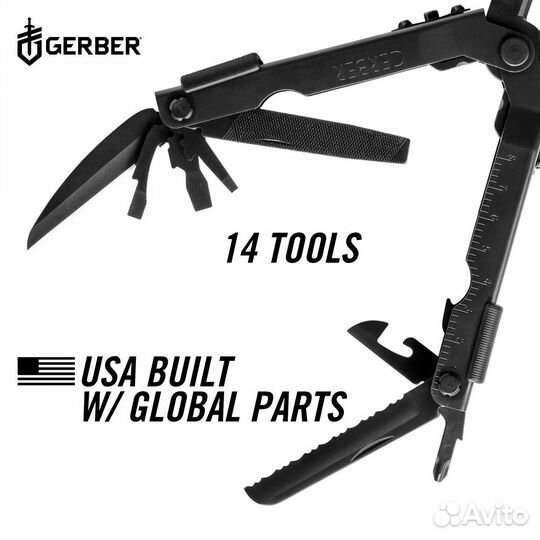 Gerber Center MP 600 NeedleNose Stealth Black