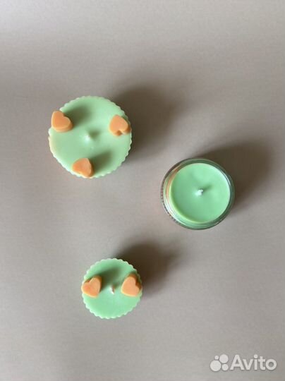 Свечи из соево- кокосового воска ручной работы