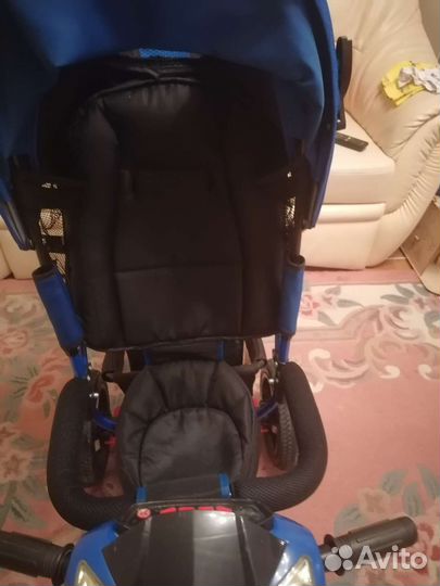 Трехколесный велосипед lamborghini с ручкой