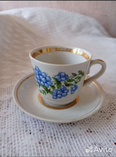 Сервиз кофейный Незабудки