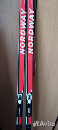Лыжи беговые nordway+ палки + чехол