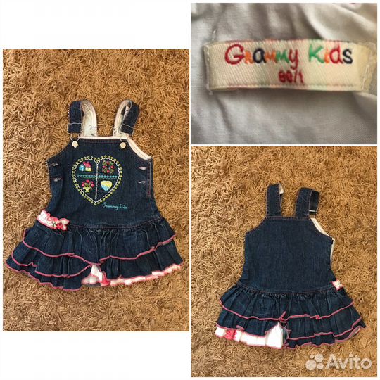 Пакет вещей на девочку, 80-86 р (1 год)