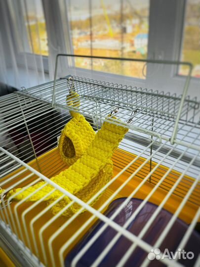 Вязаный домик для грызунов