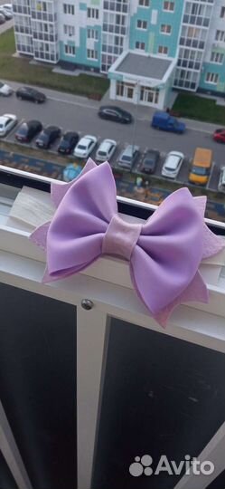 Повязка с бантиком
