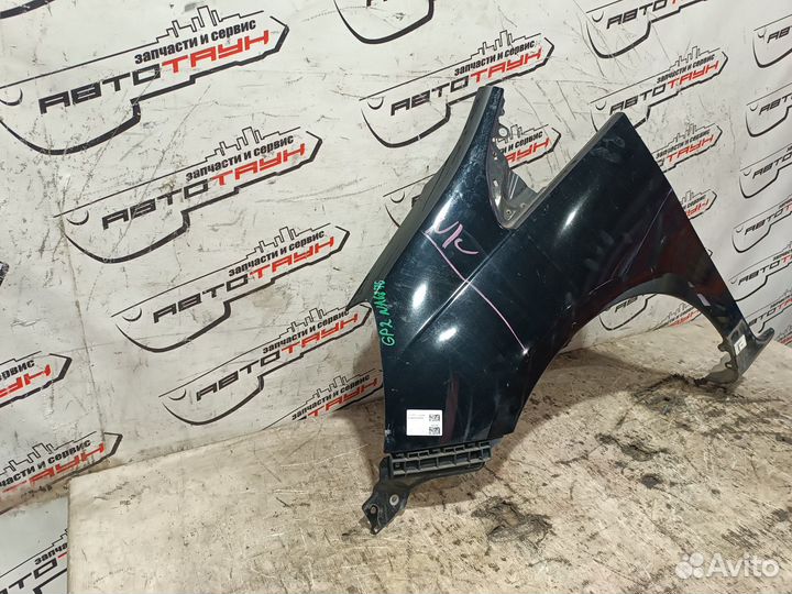 Крыло honda FIT shuttle GG7 GG8 GP2 60261TK6A00ZZ переднее левое черный, NH731P NA6876