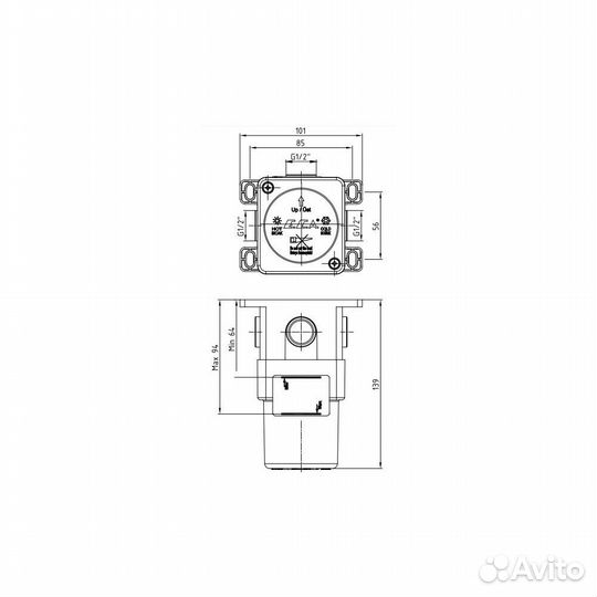 Скрытая часть E.C.A. 102166102c1ex Черный