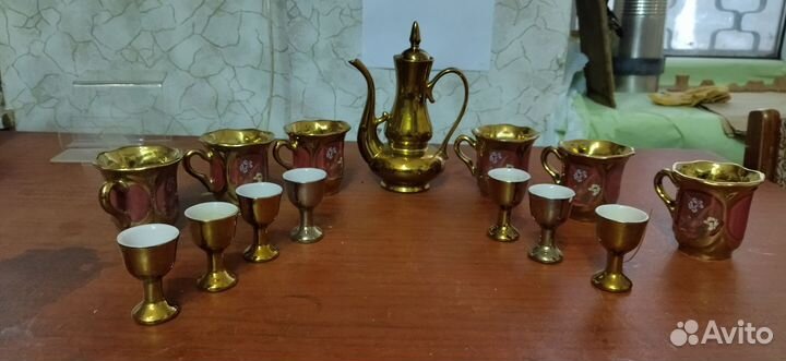 Сервиз чайный/кофейный, золото