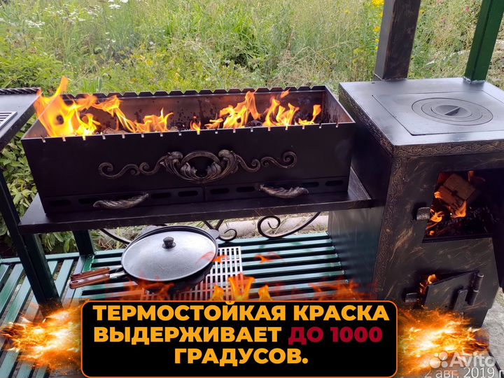 Кованый мангал / Мангалы с крышей