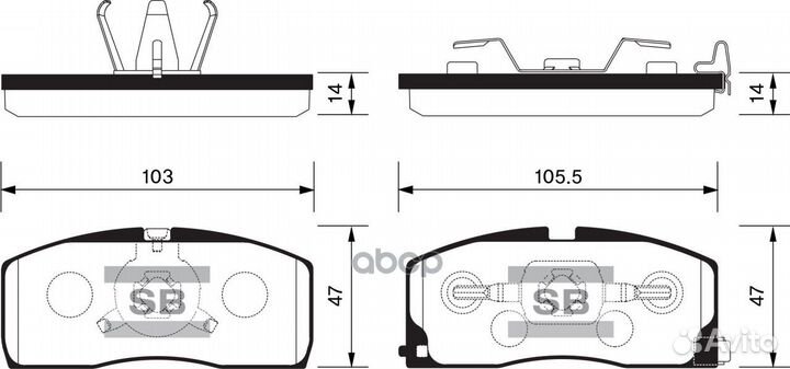 Колодки тормозные дисковые Lifan Smily 1.3 08 S