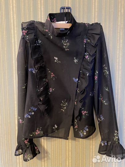 Прозрачная блуза hm