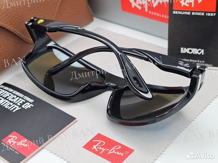 Очки Ray Ban 4364 Ferrari Blue Mirror