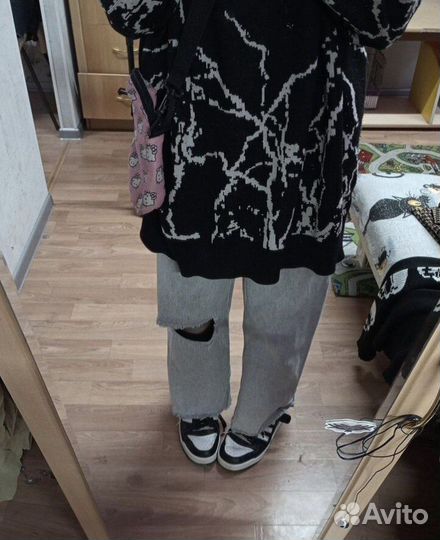 Джинсы широкие