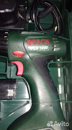 Дрель-шуруповерт аккумуляторная Bosch PSR 1200, 12
