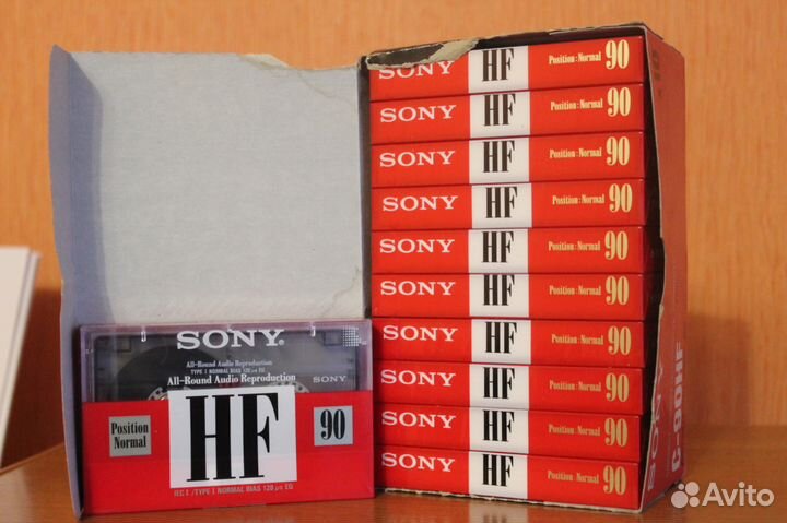 Аудиокассеты sony C-HF90