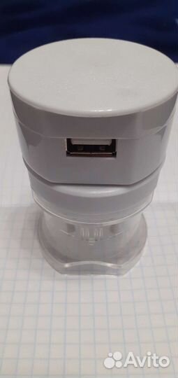 Универсальный адаптер-переходник евро с usb портом
