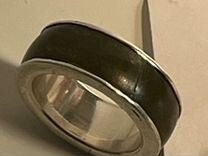 Кольцо серебро нефрит
