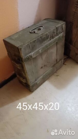 Ящик деревянный военный