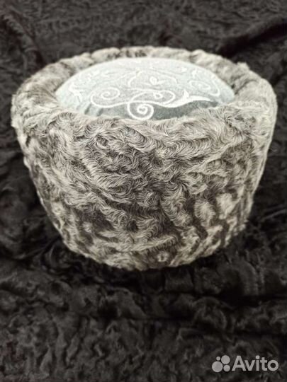 Папаха мусульманская серый каракуль