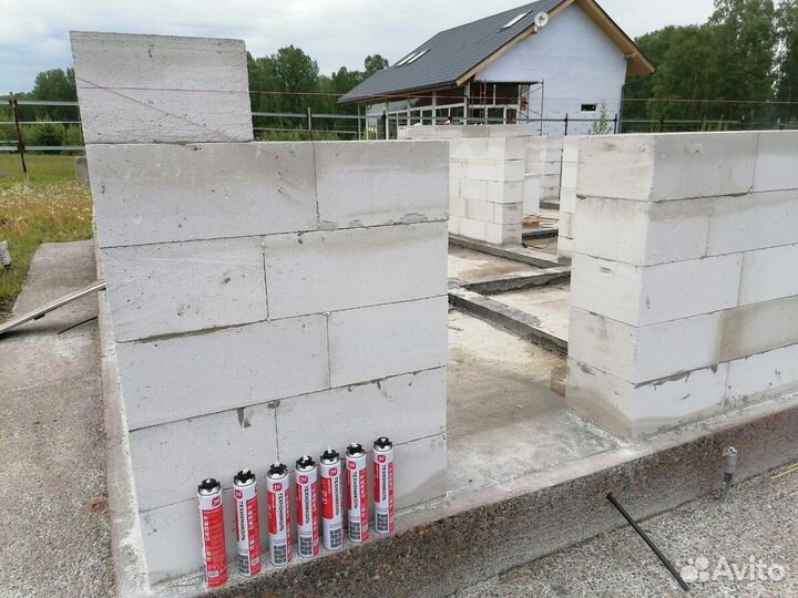 Газобетонные блоки 625х150х250