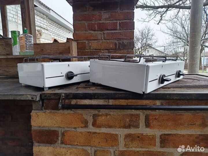 Настольная газовая плита 2 конфорки