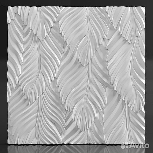Гипсовые 3D панели