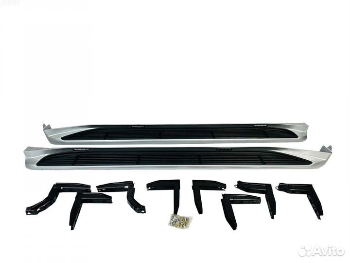 Подножки Toyota Land Cruiser 100 с подсветкой S905