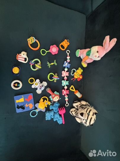 Игрушки погремушки пакетом