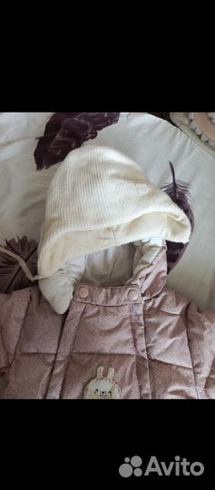 Зимний комбинезон для девочки 68