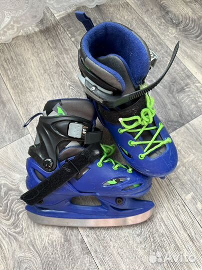 Коньки детские раздвижные 30-33