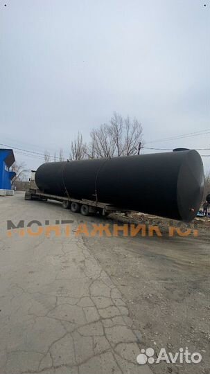 Резервуар горизонтальный стальной