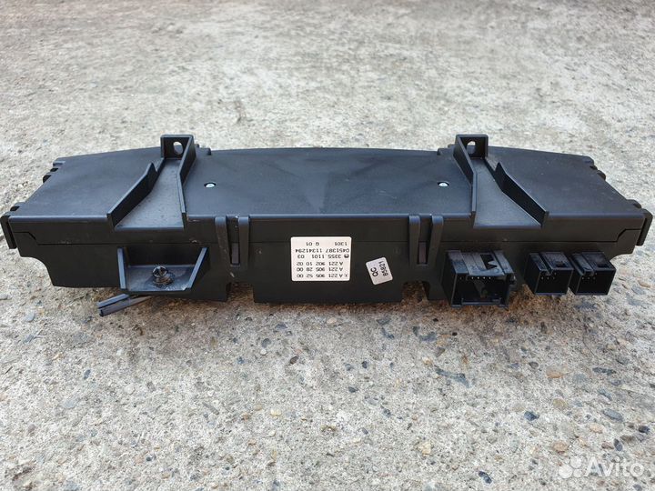 Блок управления передним климатом Mercedes W221