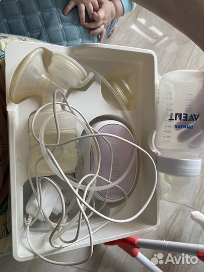 Молокоотсос avent электрический