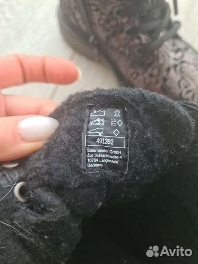 Ботинки для девочки 33 размер Lurchi