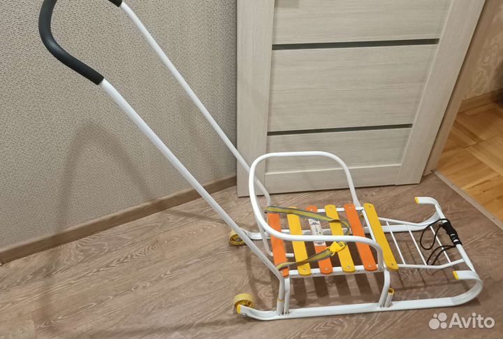 Санки детские с матрасом