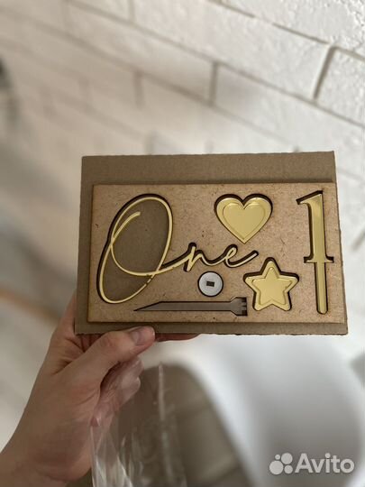 Топеры на торт one