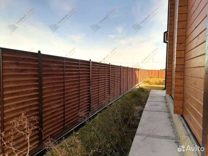 Забор жалюзи