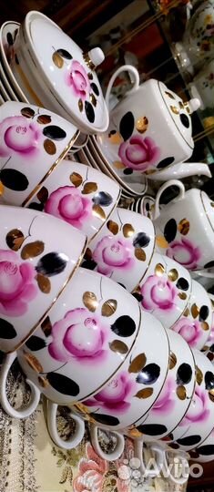 Кофейный сервиз объём 200 мл. на 12 персон СССР