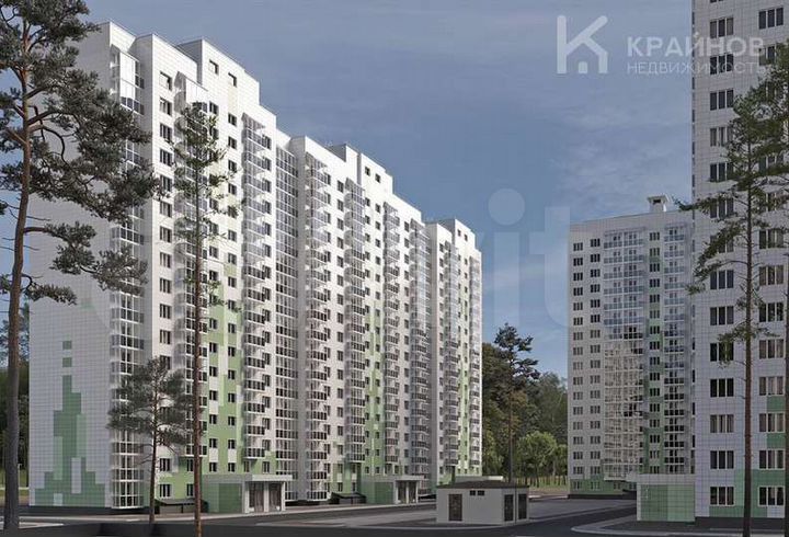 2-к. квартира, 56,6 м², 17/17 эт.