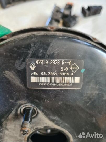 Вакуумный усилитель тормозов Renault Duster 2012