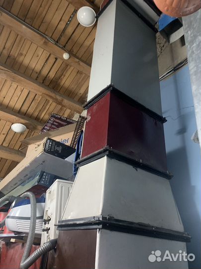 Короб для вентиляции со стыковычными хамутами