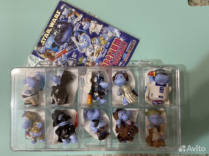 Бегемоты звездные войны бегемотики киндер 90-х