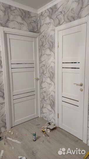 Монтаж межкомнатных дверей