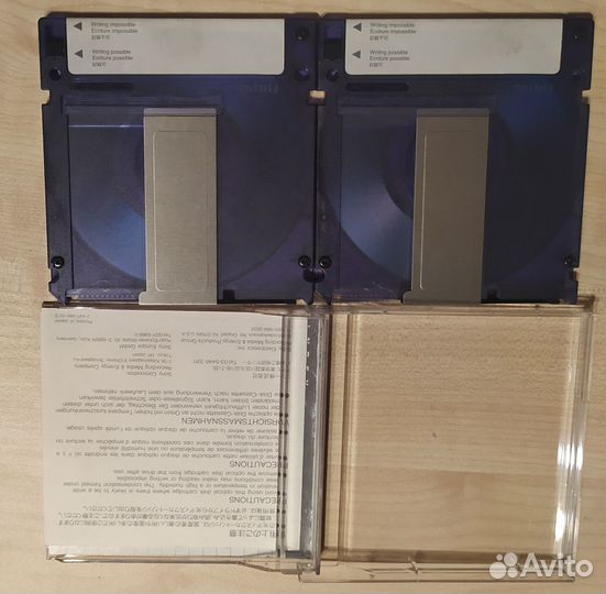 Sony 640 magneto (магнитооптический диск-носитель)